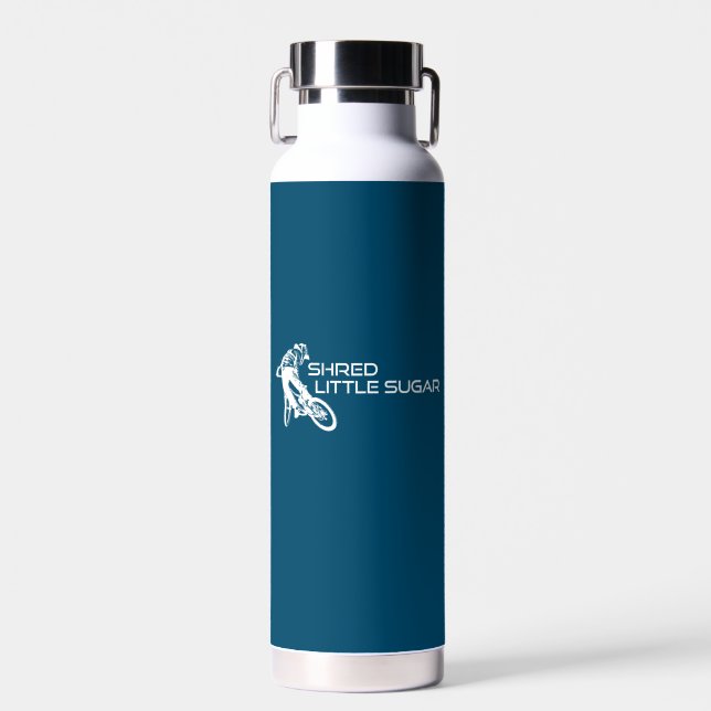 Shred Little Sugar Arkansas Mountain Biking Water Bottle (Front)