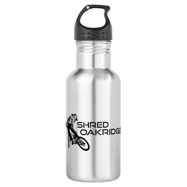 Shred Oakridge Oregon Mountain Biking 532 Ml Water Bottle (Front)