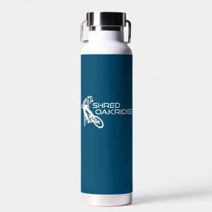 Shred Oakridge Oregon Mountain Biking Water Bottle