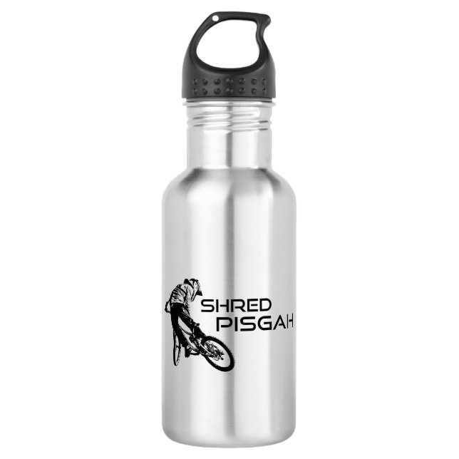 Shred Pisgah North Carolina Mountain Biking 532 Ml Water Bottle (Front)