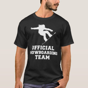 Shred & Smile - Official Snowboarding Team Tee: Ca T-Shirt