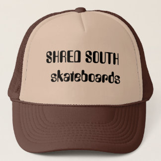 SHRED SOUTH  skateboards Trucker Hat