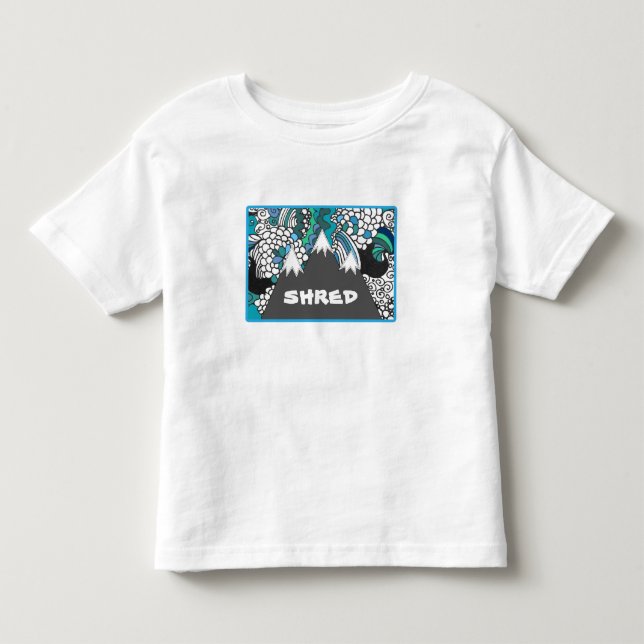 Shred Toddler T-Shirt (Front)