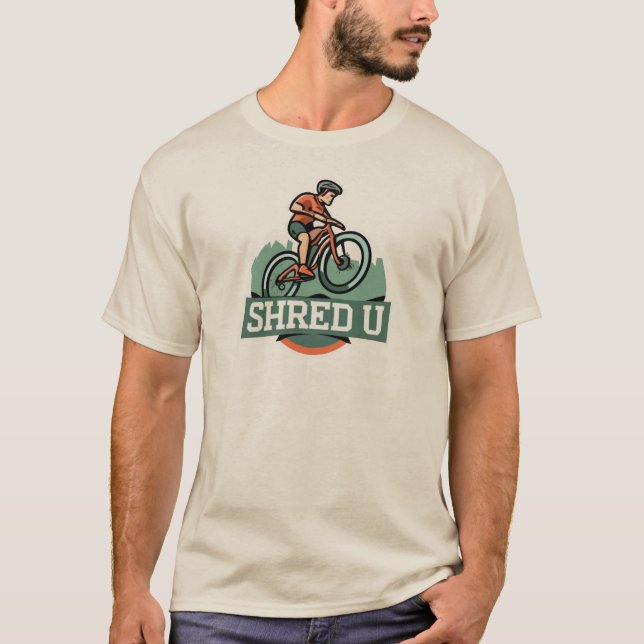 Shred University Mountain Biking T-Shirt (Front)