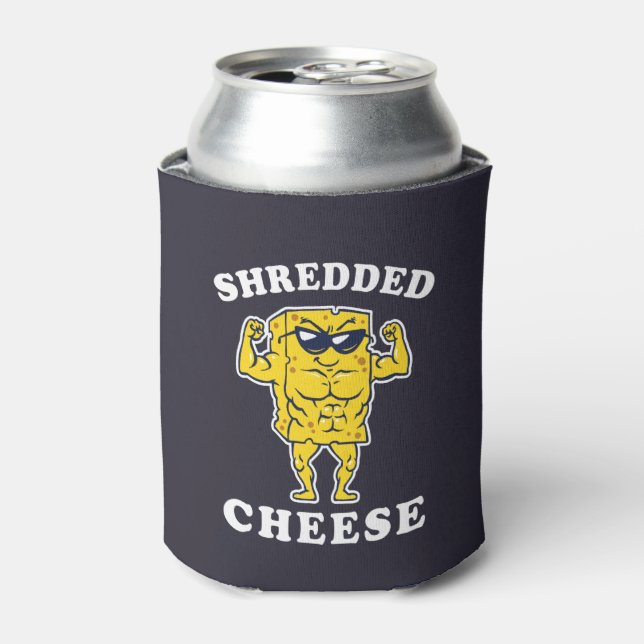 Shredded Cheese Can Cooler (Can Front)