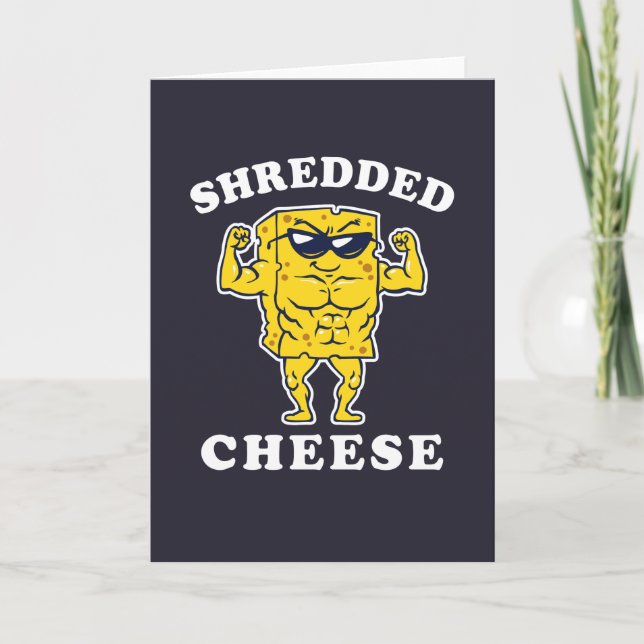 Shredded Cheese Card (Front)