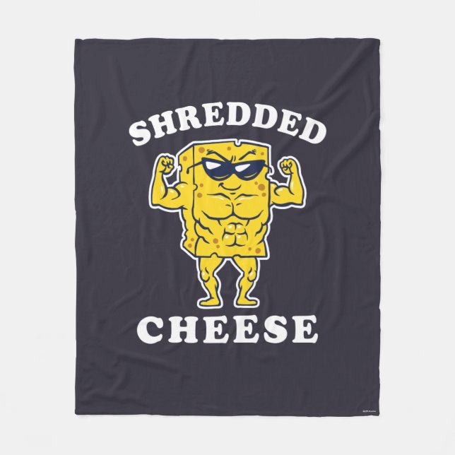 Shredded Cheese Fleece Blanket (Front)
