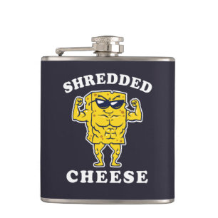 Shredded Cheese Hip Flask