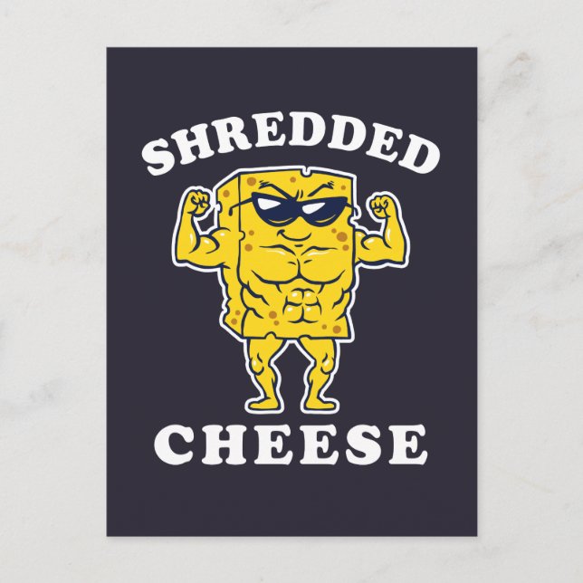 Shredded Cheese Postcard (Front)