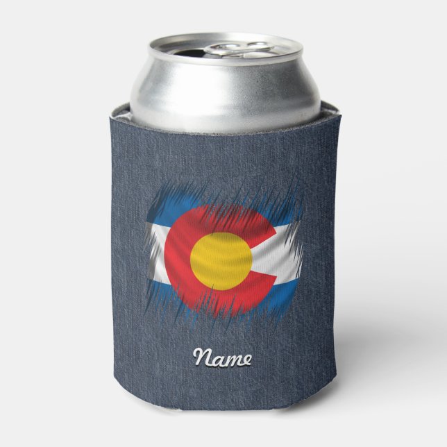 Shredded Colorado Can Cooler (Can Front)