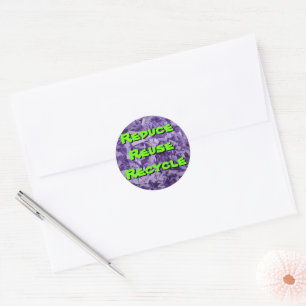 Shredded Crinkle Paper Background Classic Round Sticker