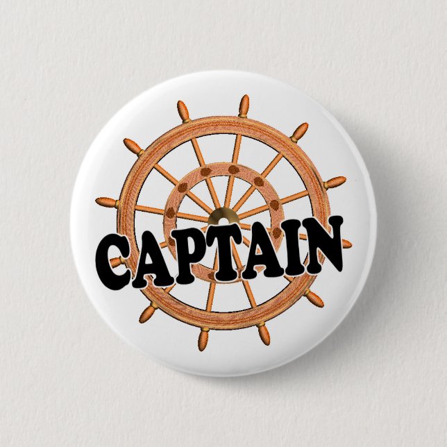 Shredders Captain 6 Cm Round Badge (Front)