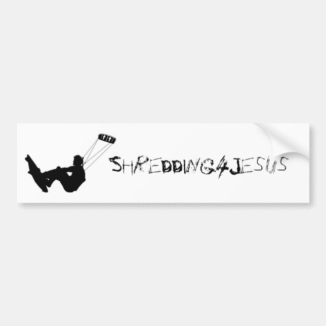 Shredding4Jesus Bumper Sticker (Front)