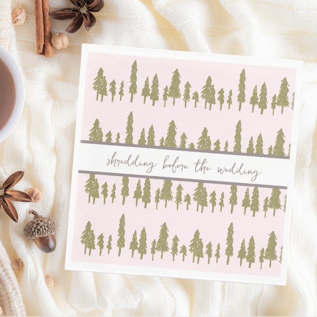 Shredding Before the Wedding Winter Napkin (Creator Uploaded)