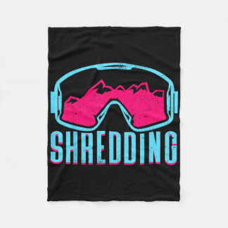 Shredding fleece blanket