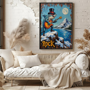 Shredding Snow, Ocean Grooves Poster