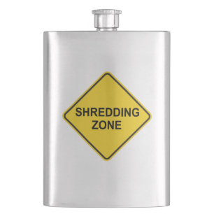 Shredding Zone Hip Flask