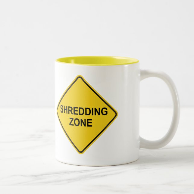Shredding Zone Two-Tone Coffee Mug (Right)