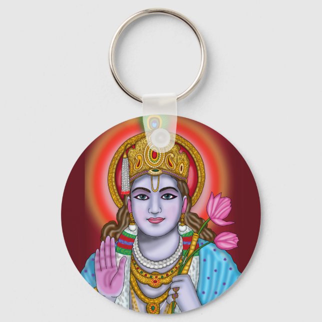 Shree Krishna Keychain (Front)