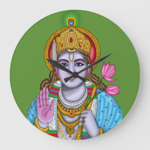Shree Krishna Wall Clock
