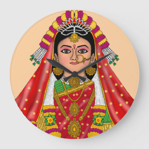 Shree Radha Wall Clock