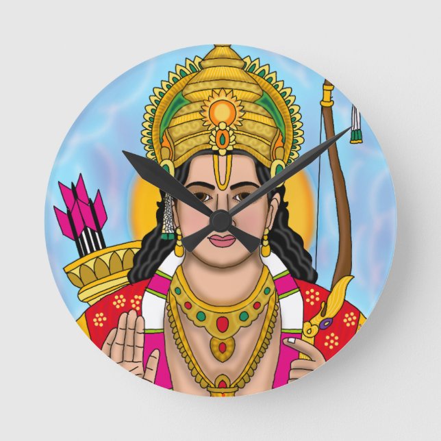 Shree Ram Wall Clock (Front)