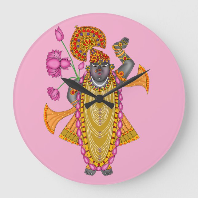 Shreenath Ji Wall Clock (Front)