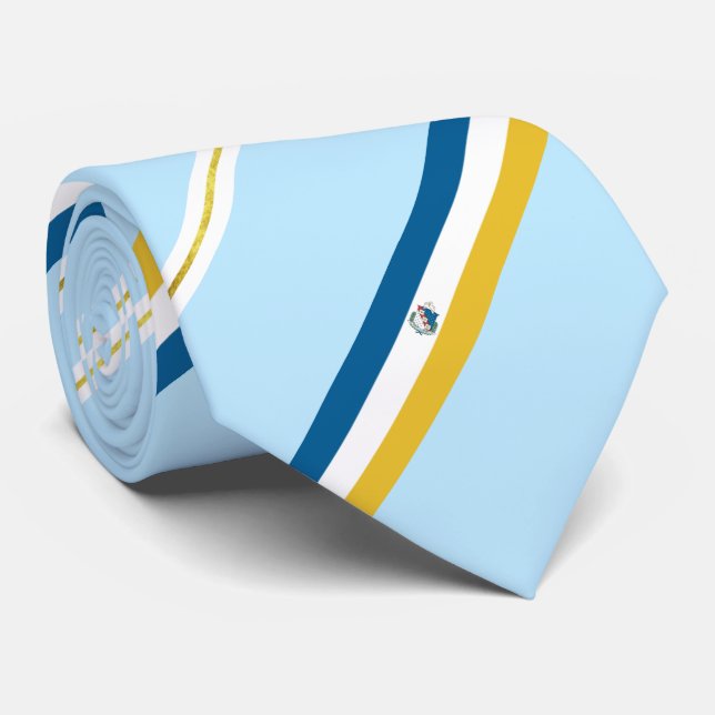 Shreveport (Louisiana) city flag Neck Tie (Rolled)