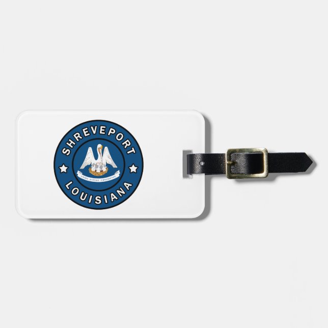 Shreveport Louisiana Luggage Tag (Front Horizontal)