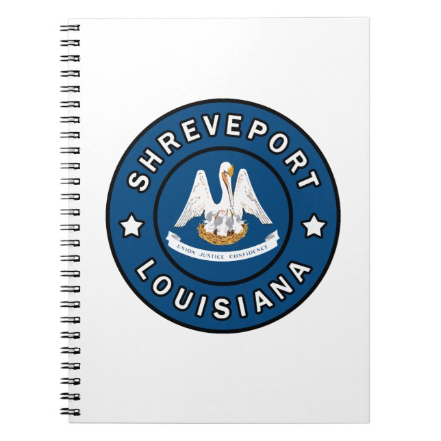 Shreveport Louisiana Notebook (Front)
