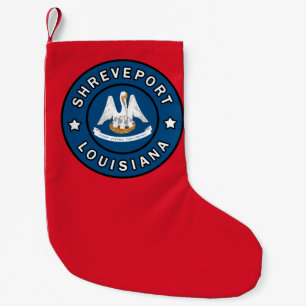 Shreveport Louisiana Small Christmas Stocking