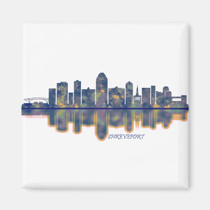 Shreveport Skyline Magnet
