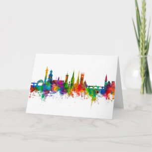 Shrewsbury England Skyline Card
