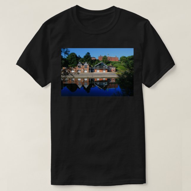 Shrewsbury School and boathouse T-Shirt (Design Front)