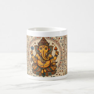 Shri Ganeshaya Namah Warli Art Coffee Mug - Lord G