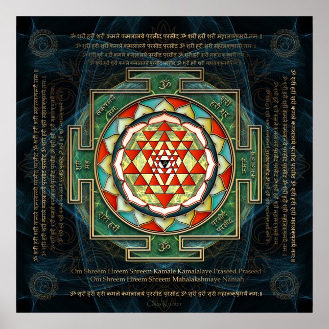 Shri Maha Lakshmi Poster (Front)