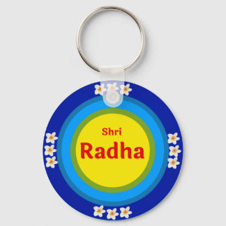 Shri Radha as in Vrindavan English Key Ring