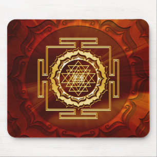 Shri Yantra - Cosmic Conductor of Energy Mouse Mat