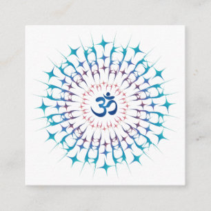 Shri Yantra or Sri Chakra - Glowing Energy Enclosure Card