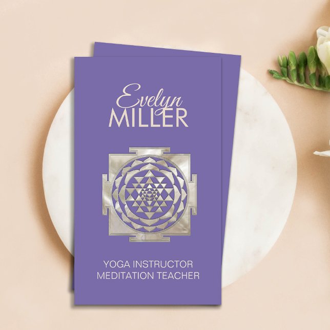 Shri Yantra - Sri yantra - Shri Chakra Business Ca Business Card (Creator Uploaded)