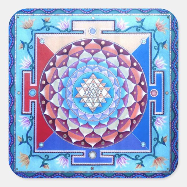 Shri Yantra sticker (Front)