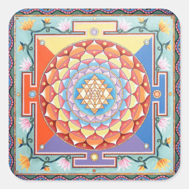 Shri Yantra sticker (Front)
