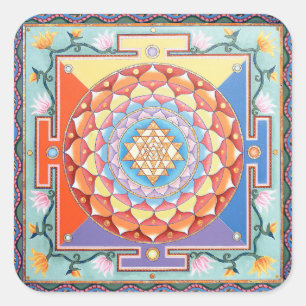 Shri Yantra sticker