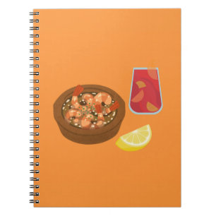 Shrimp and Sangria Notebook