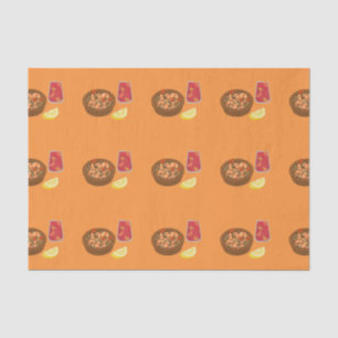 Shrimp and Sangria Tissue Paper