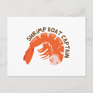 Shrimp Boat Captain Postcard