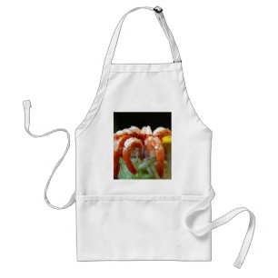 Shrimp Cocktail Lemons Lettuce Seafood Standard Apron