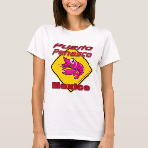 Shrimp Crossing Puerto Penasco Mexico T-Shirt