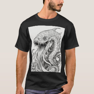 Shrimp Flash Tattoo Tee - Sailor Jerry Style