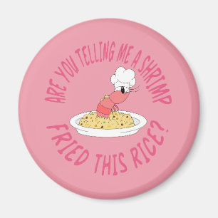 Shrimp fried rice magnet